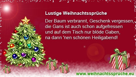 Lustige Weihnachtssprüche